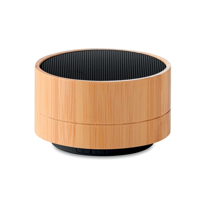 Enceinte sans fil 3W Bambou