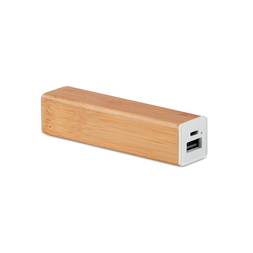 Batterie externe bambou 2200 mAh