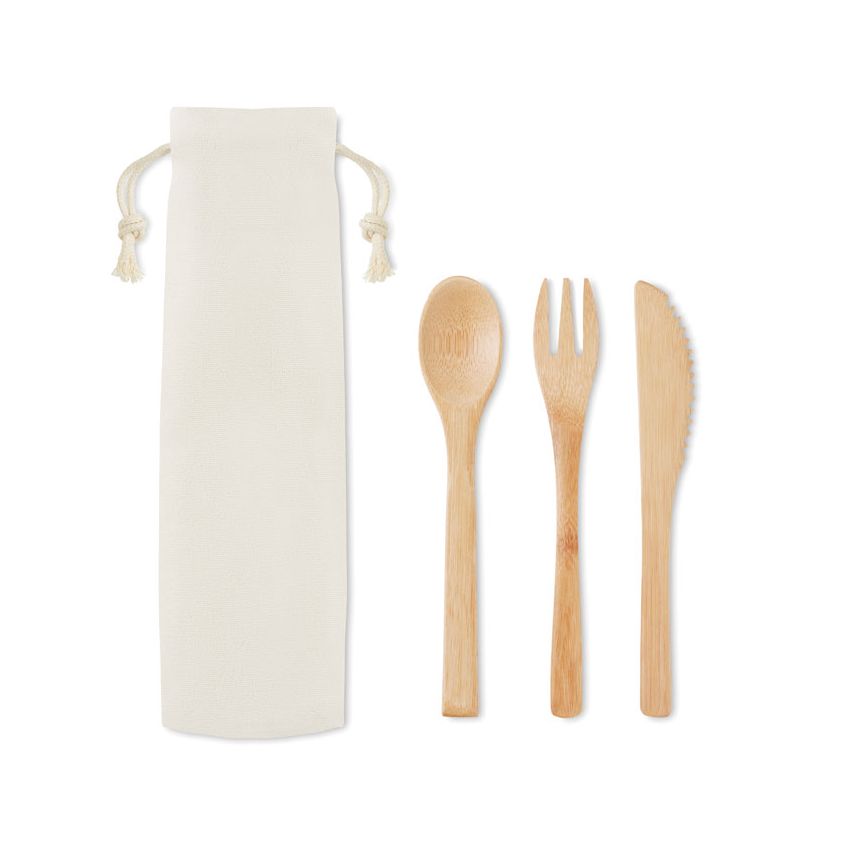 Set de couverts en bambou