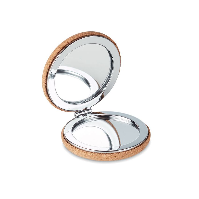 Miroir avec couvercle en liège