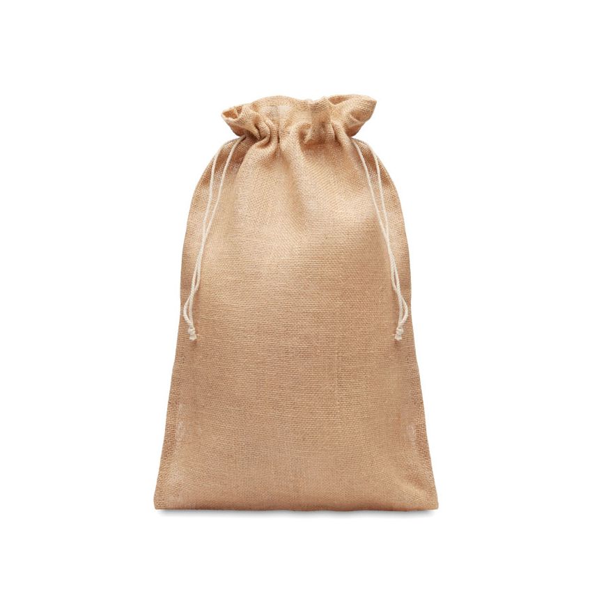 Sac cadeau en grande toile de jute 30x47 cm