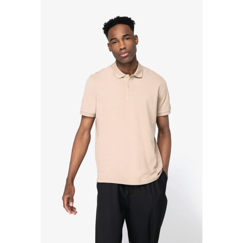 Polo éco-responsable en maille piquée pour homme