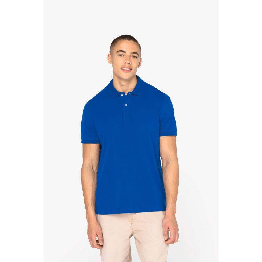 Polo éco-responsable en maille piquée pour homme