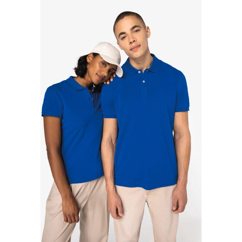 Polo éco-responsable en maille piquée pour homme