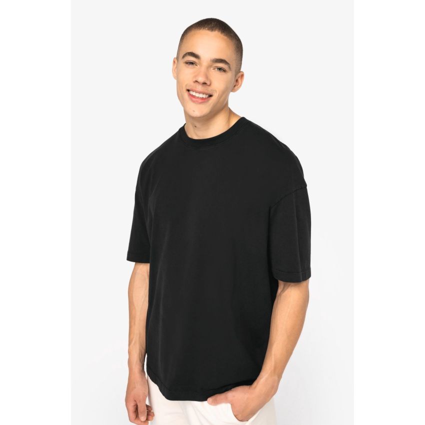 T-shirt éco-responsable aspect délavé oversize pour homme