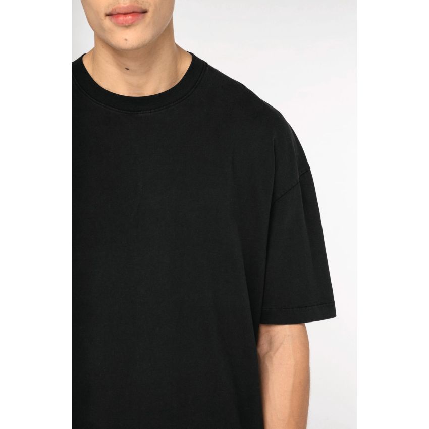 T-shirt éco-responsable aspect délavé oversize pour homme