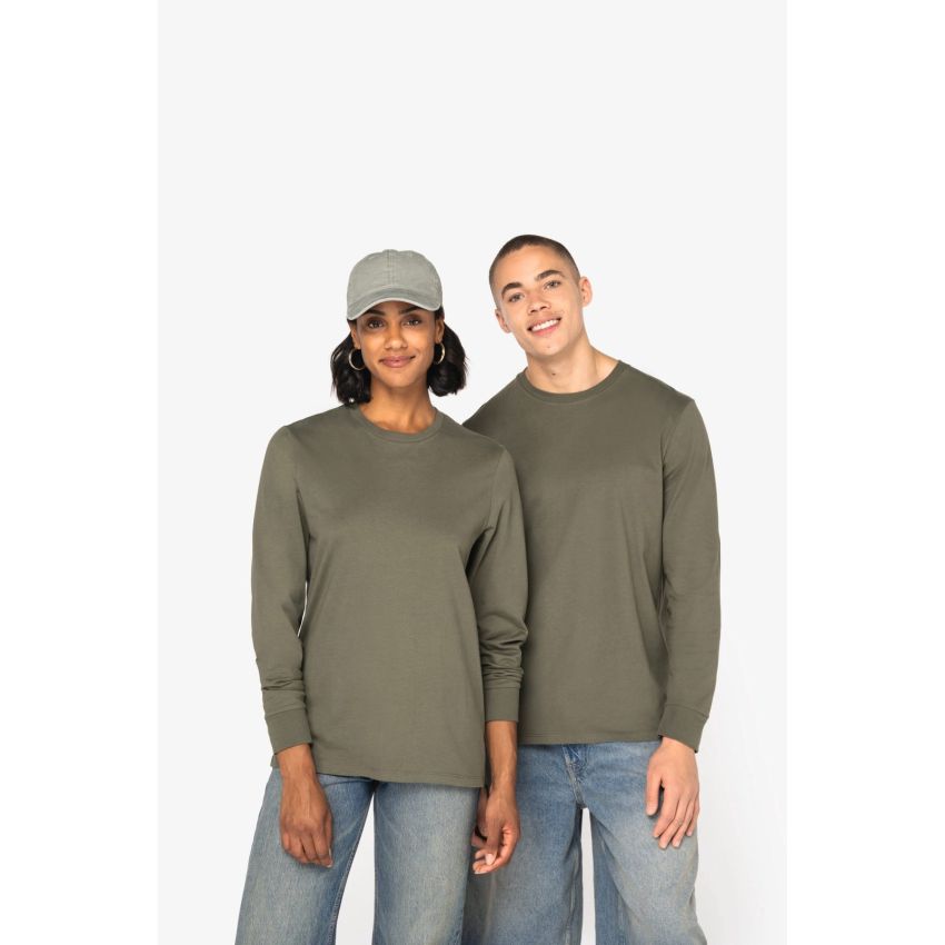 T-shirt éco-responsable à manches longues unisexe