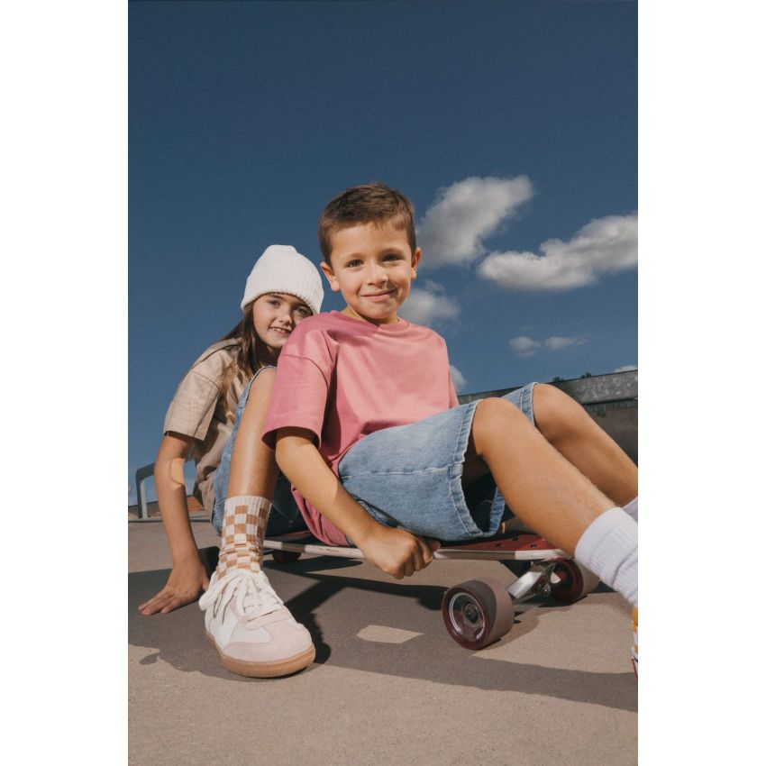 T-shirt éco-responsable à épaules tombantes pour enfant