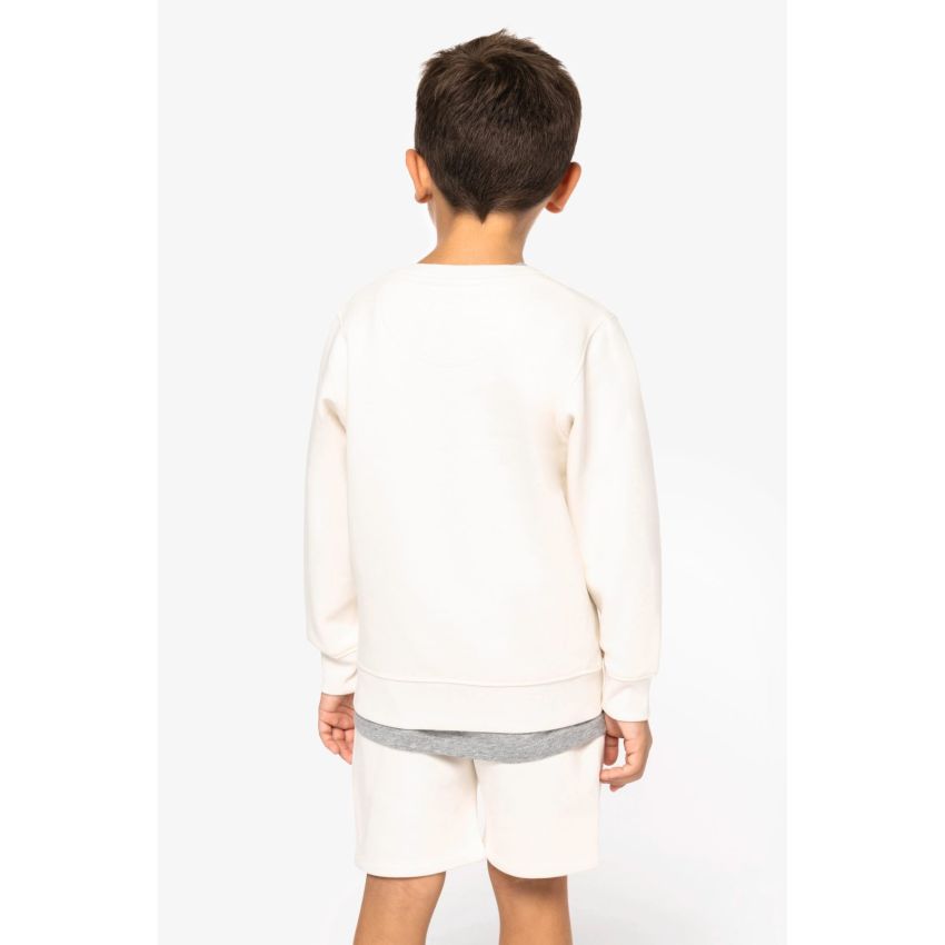 Sweat-shirt éco-responsable à col rond pour enfant