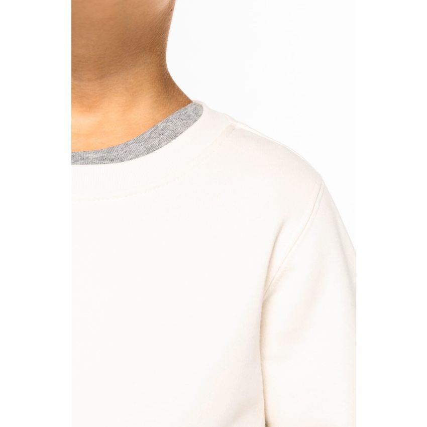 Sweat-shirt éco-responsable à col rond pour enfant