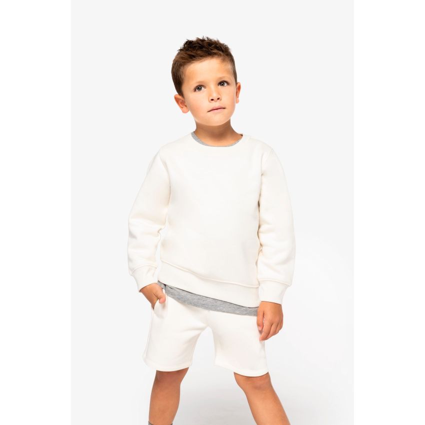 Sweat-shirt éco-responsable à col rond pour enfant