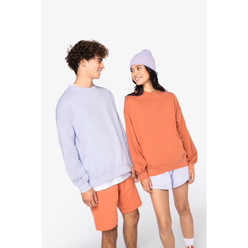 Sweat-shirt éco-responsable oversize unisexe en French Terry