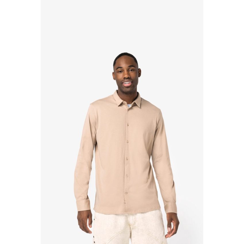 Chemise éco-responsable en jersey pour homme