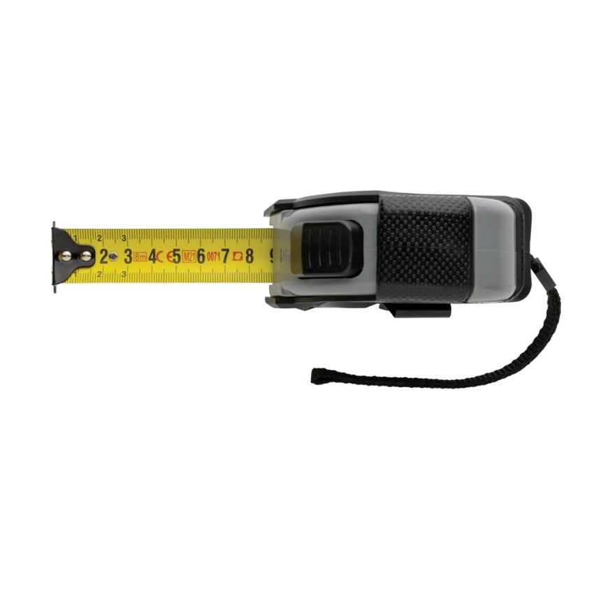 Flexomètre auto-stop RCS plastique recyclé 8M/25mm