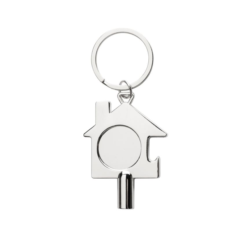 Porte-clés 3 en 1 en alliage de zinc recyclé RCS