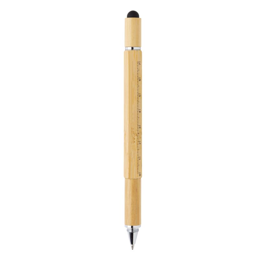 Stylo en bambou 5 en 1