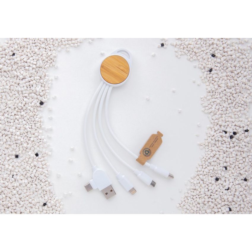 Câble rond Ontario 6 en 1 en plastique recyclé RCS
