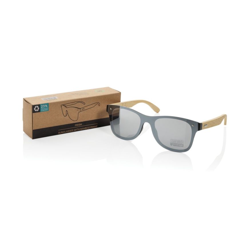 Prism Lunettes de soleil en plastique recyclé RCS et bambou