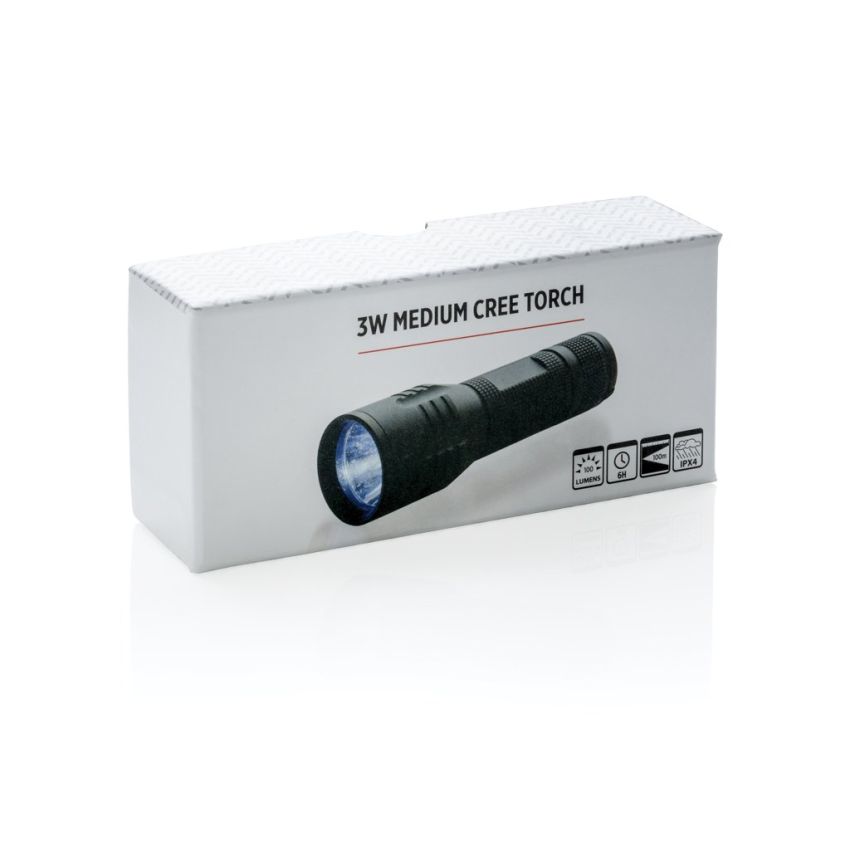 Lampe torche CREE moyenne 3W