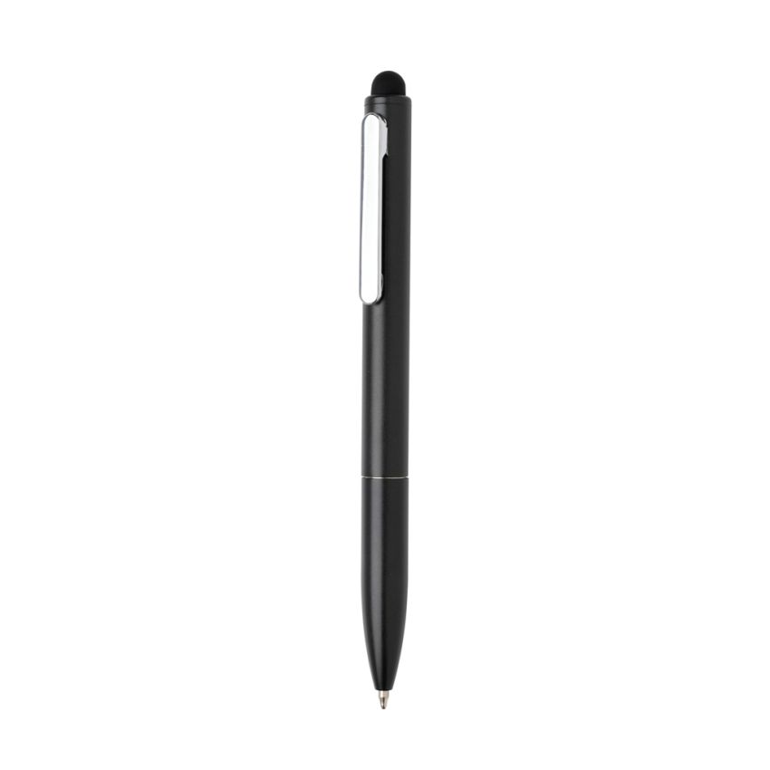 Stylo bille Kymi en aluminium recyclé RCS avec stylet