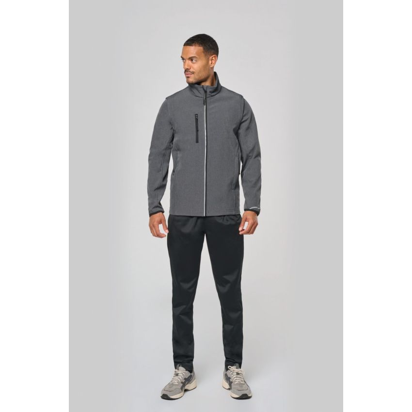 Veste softshell avec manches amovibles