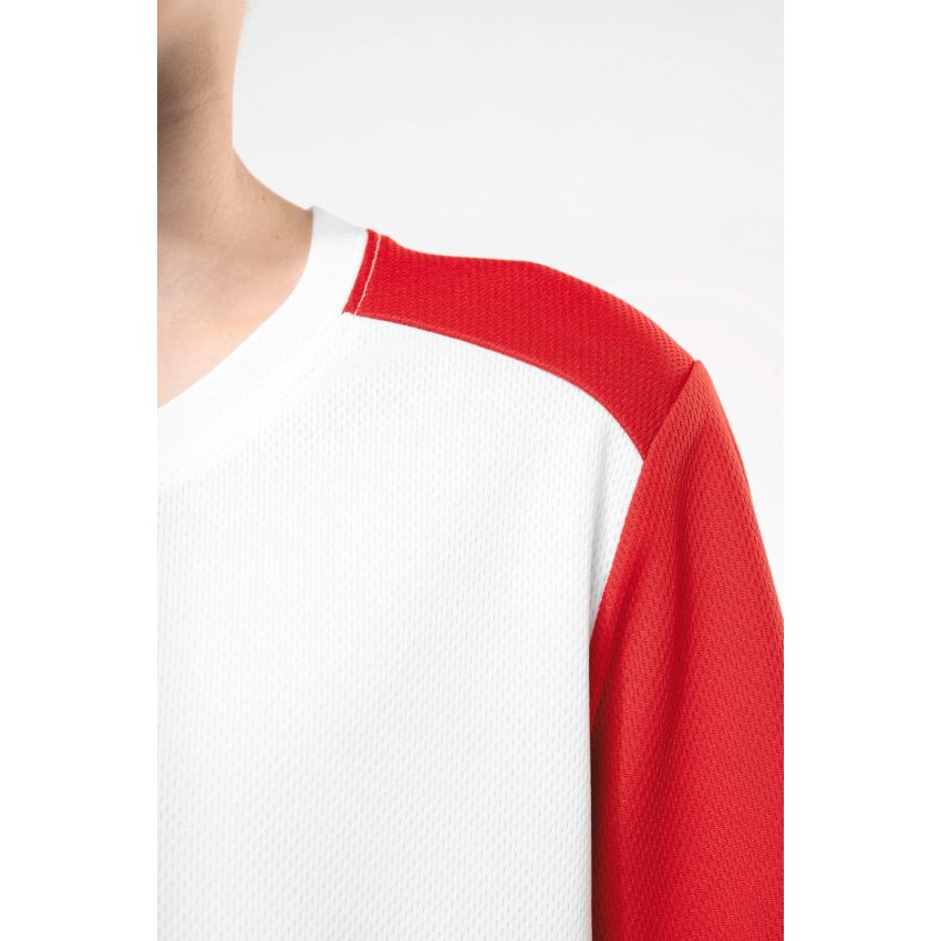 T-shirt de sport bicolore éco-responsable pour enfant