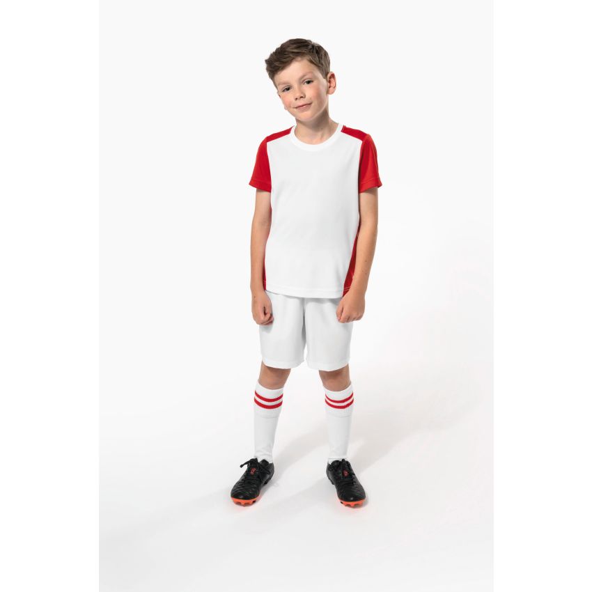 T-shirt de sport bicolore éco-responsable pour enfant