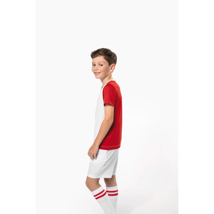 T-shirt de sport bicolore éco-responsable pour enfant
