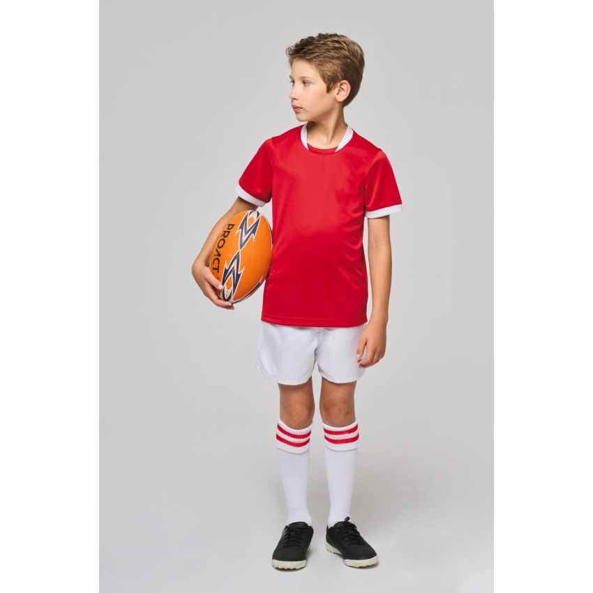 Maillot de rugby à manches courtes pour enfant