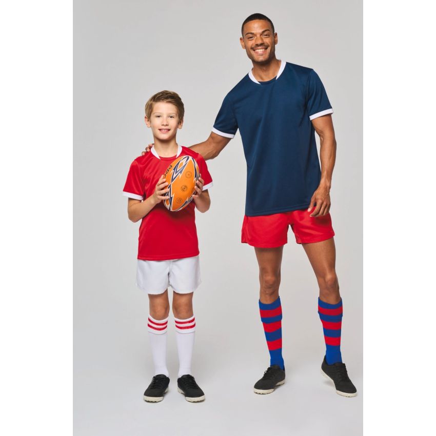 Maillot de rugby à manches courtes pour enfant
