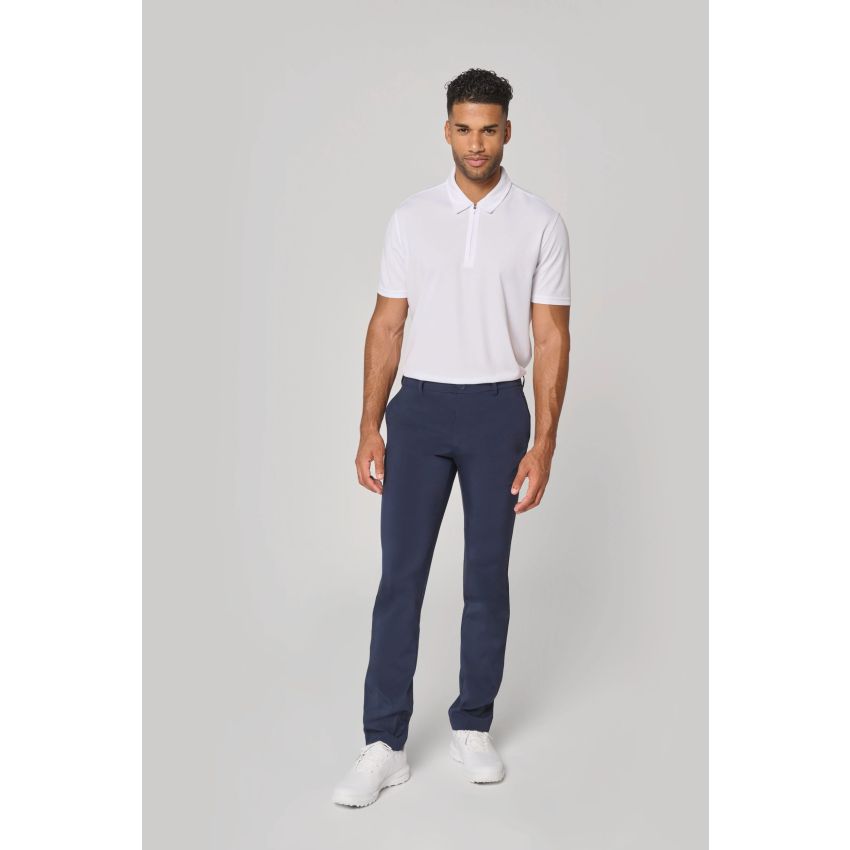 Polo de sport homme avec demi-fermeture