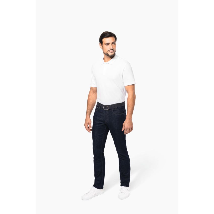 Polo en Supima® à manches courtes pour homme