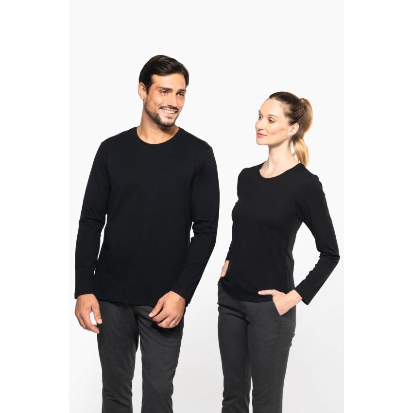 T-shirt homme à manches longues en Supima® à col rond