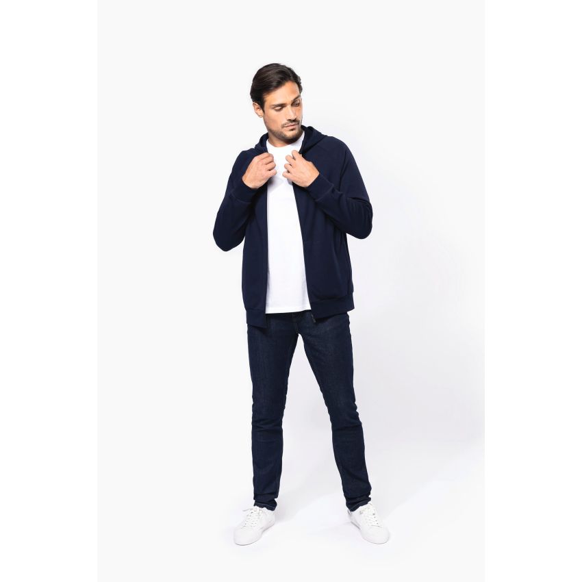 Sweat à capuche zippé pour homme