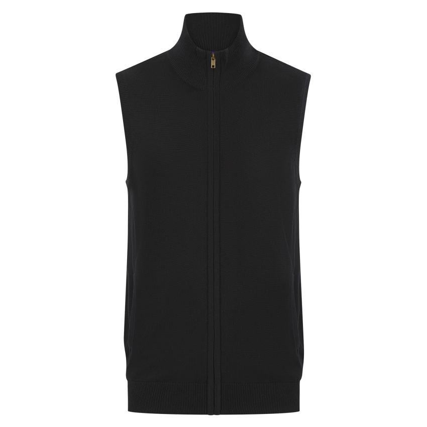 Gilet zippé sans manches pour homme