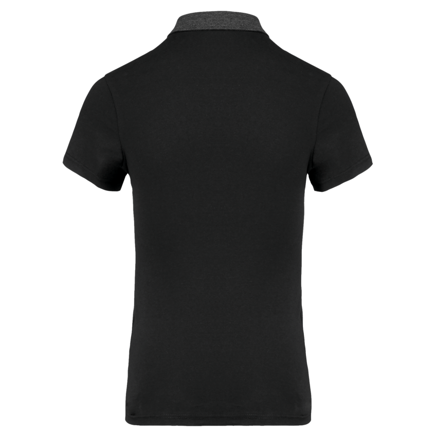 Polo femme en jersey bicolore