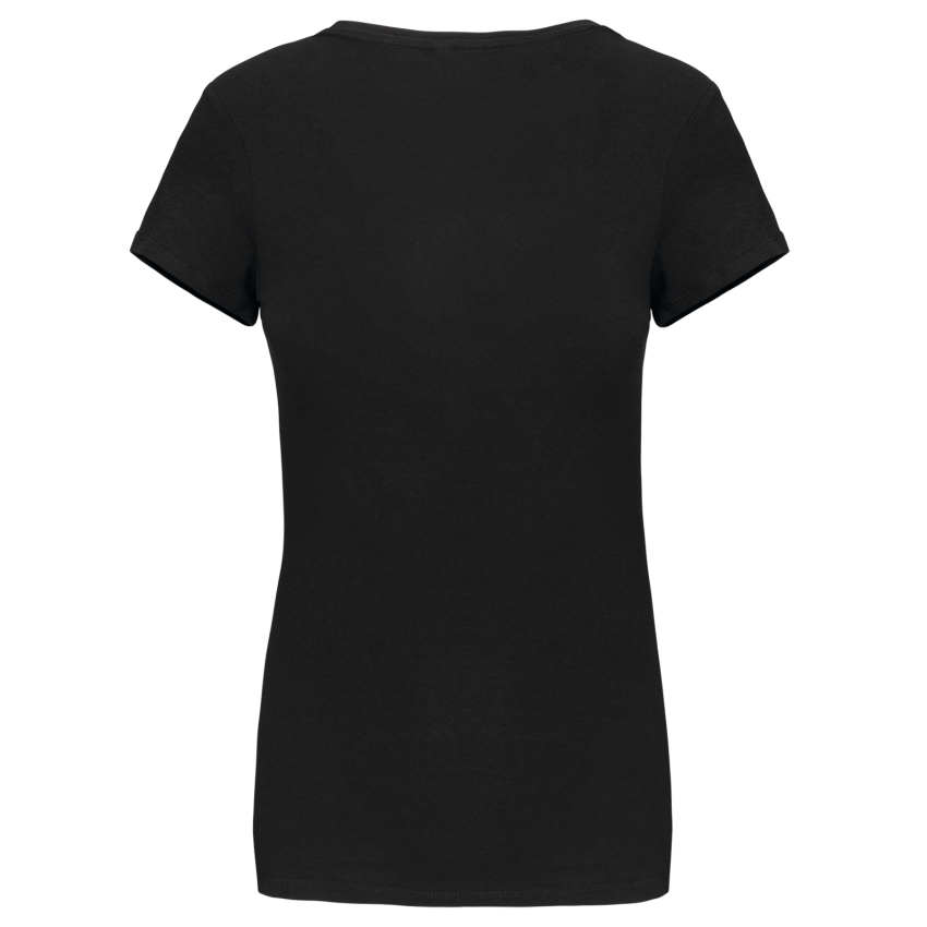 T-shirt femme à col rond et manches courtes