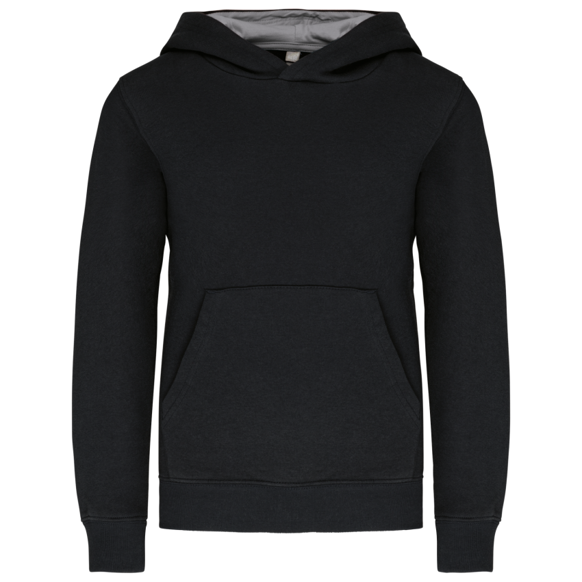 Sweat à capuche contrasté pour enfant