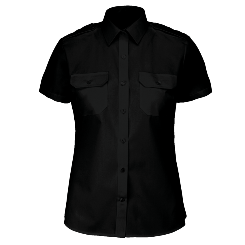 Chemise pilote femme à manches courtes