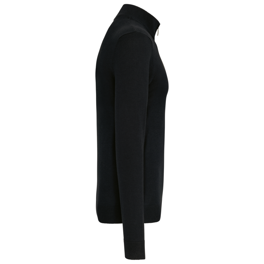 Pull en maille à demi-zip