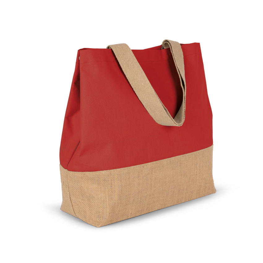 Sac de courses en coton et jute