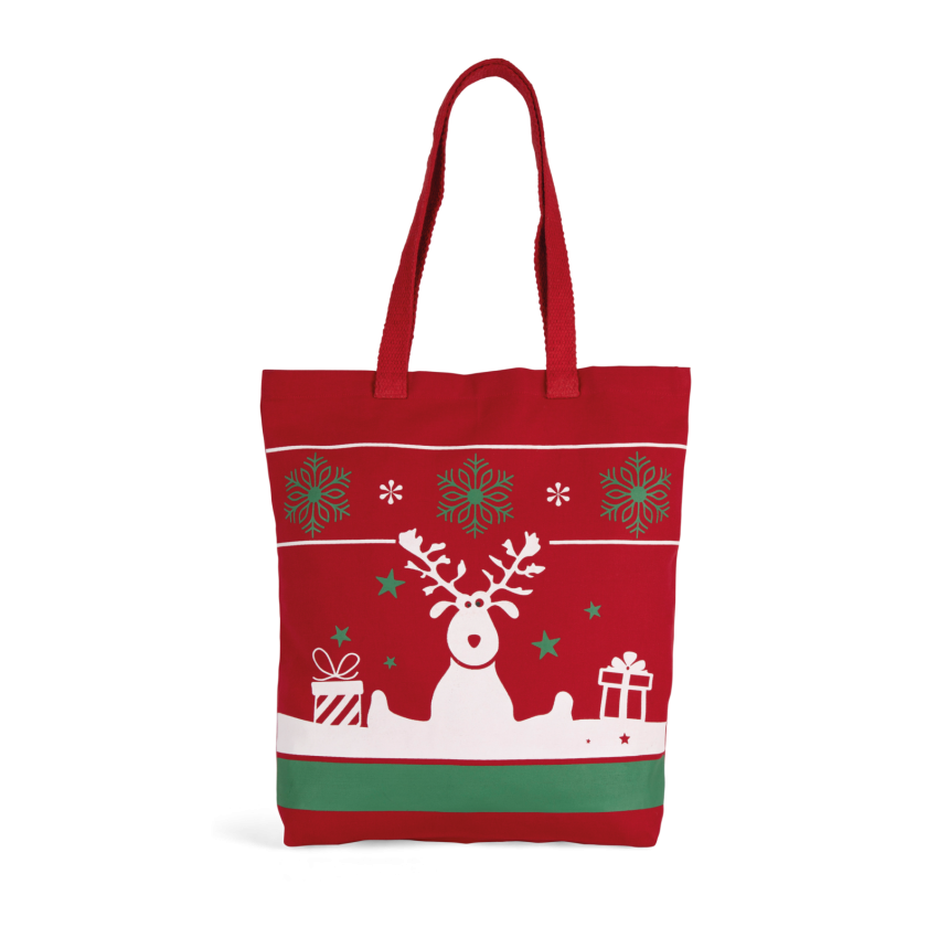 Sac de courses avec motifs de Noël