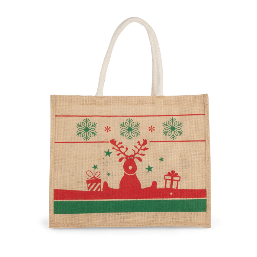 Sac de courses à motifs de Noël