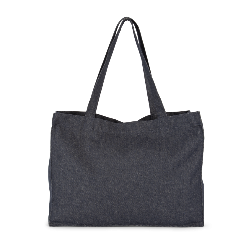 Grand sac de courses en denim