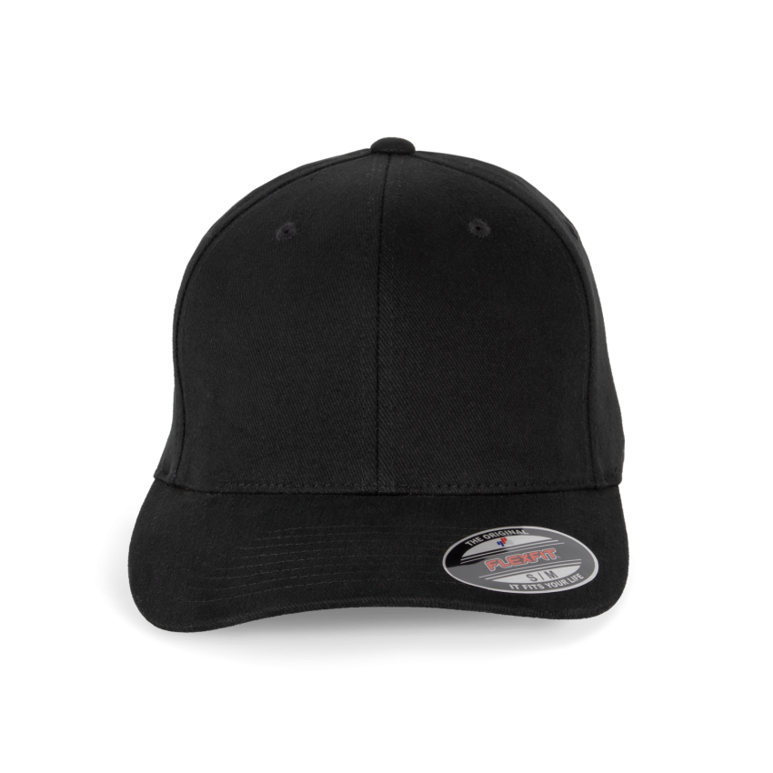 Casquette Flexfit en coton brossé - 6 panneaux