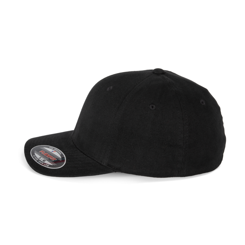 Casquette Flexfit en coton brossé - 6 panneaux