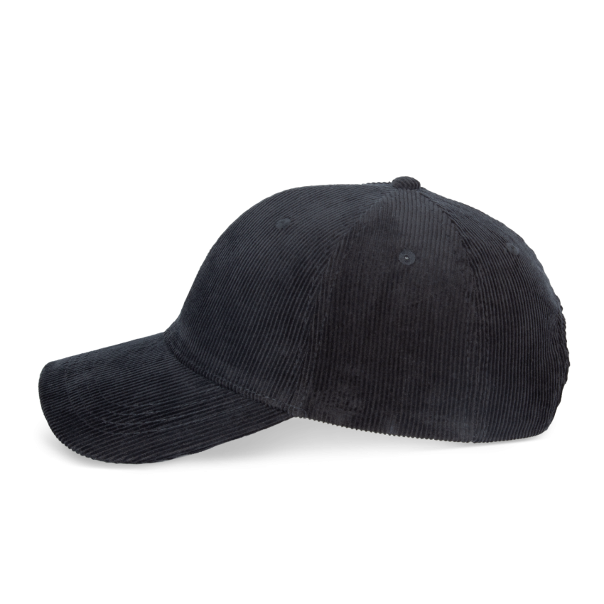 Casquette éco-responsable en velours côtelé 6 panneaux unisexe