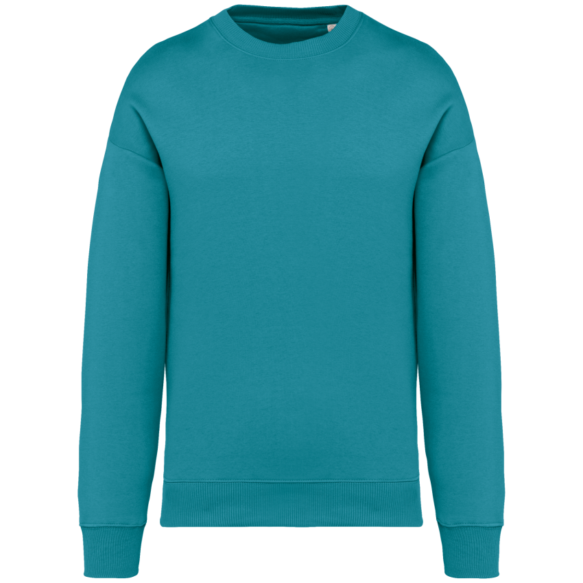 Sweatshirt éco-responsable col rond oversize unisexe