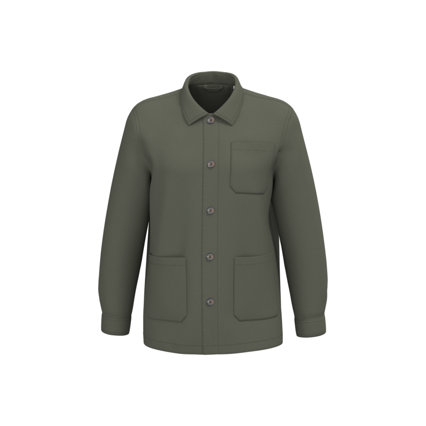 Veste de travail homme écologique effet usé