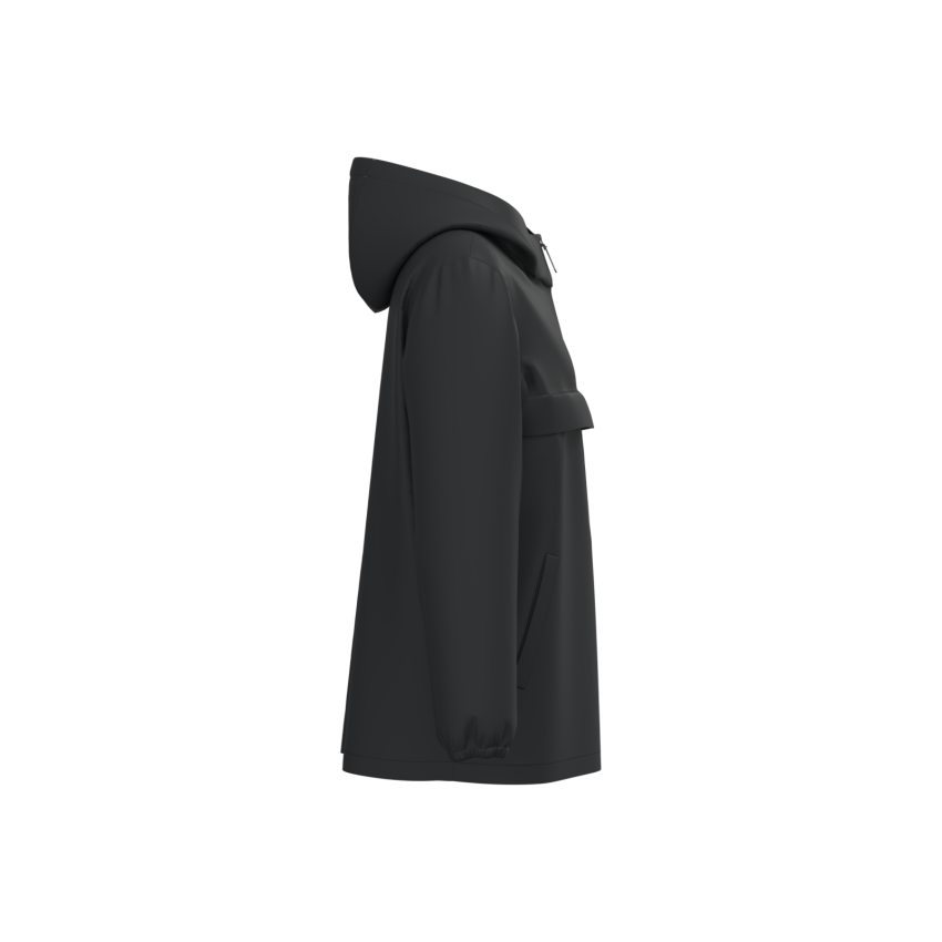 Sweat-shirt coupe-vent imperméable éco-responsable unisexe à demi-zip